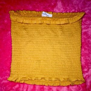 Smoked Crop Tube Top!💛